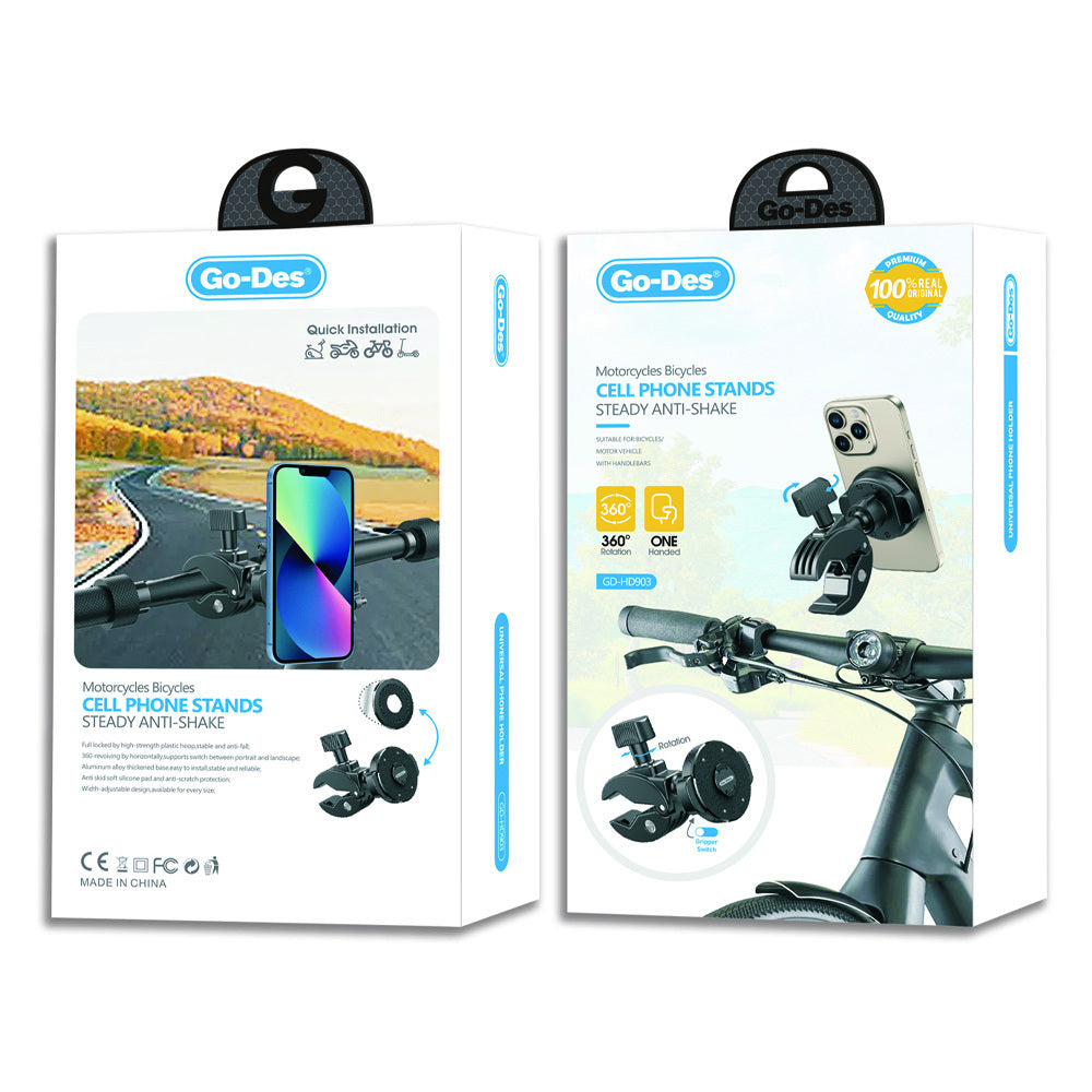 Go Des GD-HD903 Magnetik M-safe Sarsıntı Önleyici Motosiklet ve Bisiklet Telefon Tutucu Go Des GD-HD903 Magnetik M-safe Sarsıntı Önleyici Motosiklet ve Bisiklet Telefon Tutucu
